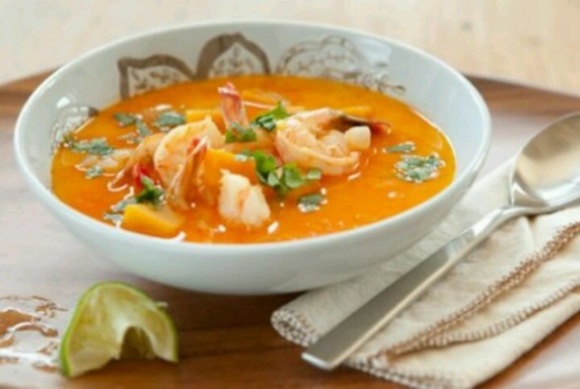 Recette gourmande : Salade de crevettes à la butternut